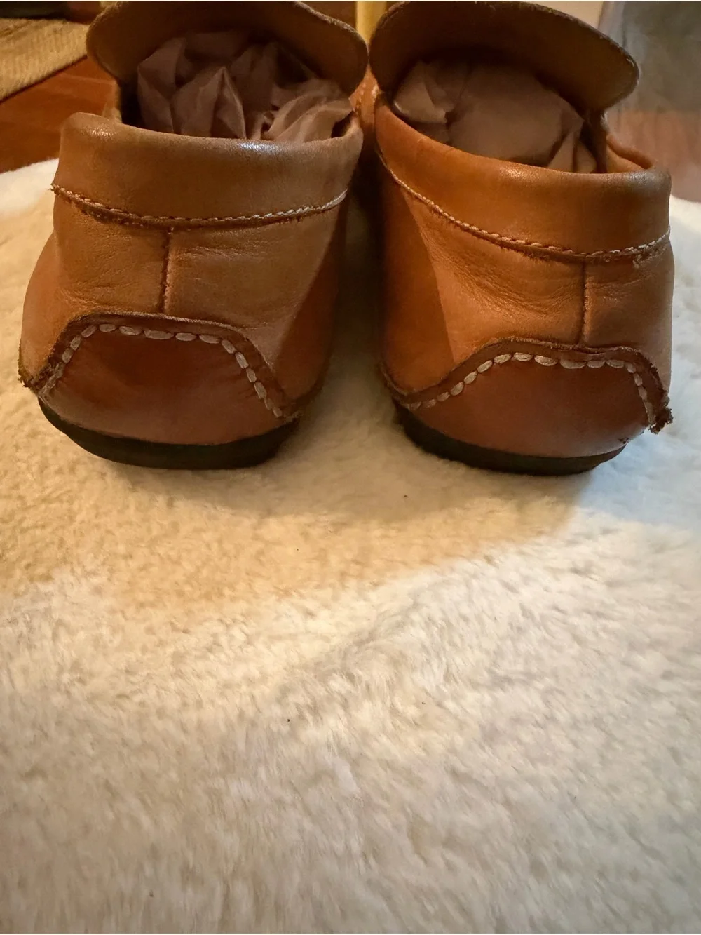 Franco Fortini Brown Leather Slip-On Loafers